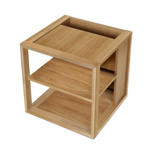 Woodman - Cube Side Table Oak