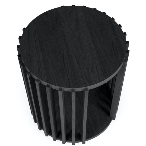 Woodman - Drum Sideboard Black