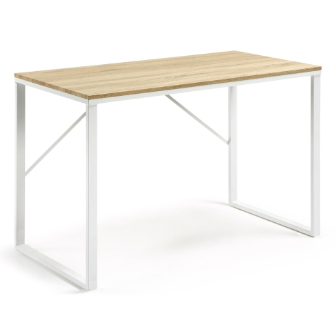 La Forma - Rectangular white Talbot desk 120