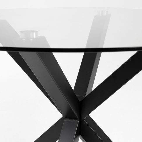 La Forma - Full Argo glass coffee table  Ø 82