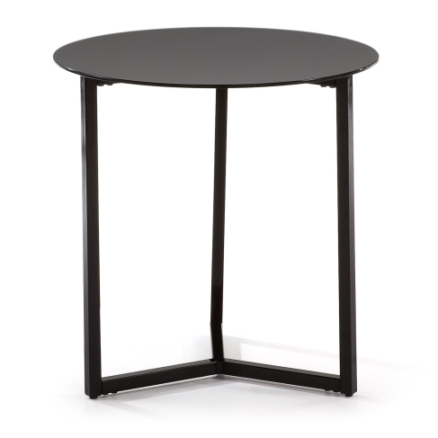 La Forma - Raeam Black side table Ø 50