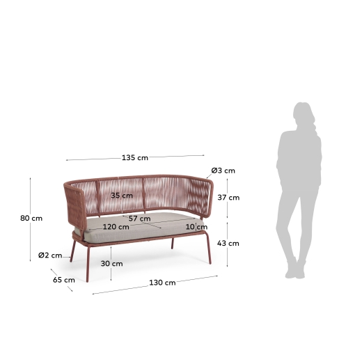 La Forma - Nadin two-seater sofa