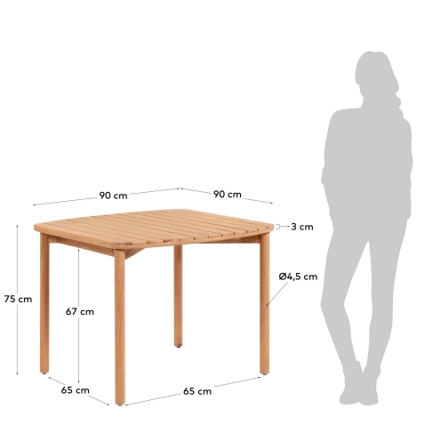 La Forma - Sheryl table 90 x 90