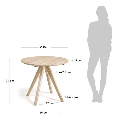 La Forma - Maial table Ø 90