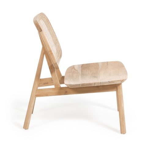 La Forma - Nadra solid teak and rattan armchair