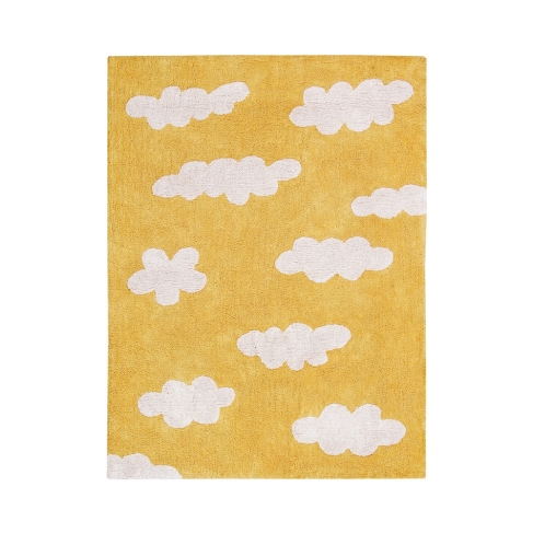 LORENA CANALS -CLOUDS Mustard rug
