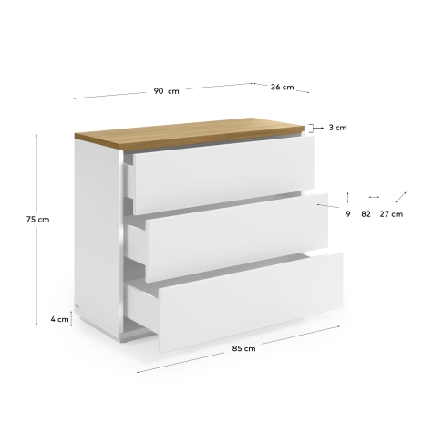 La Forma - Abilen chest of drawers