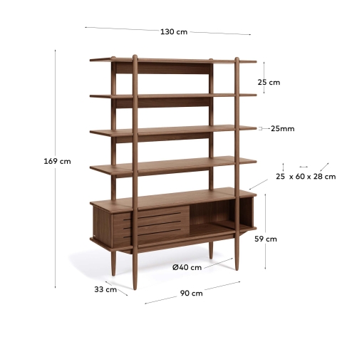 La Forma - Carolin shelf unit 130 x 169