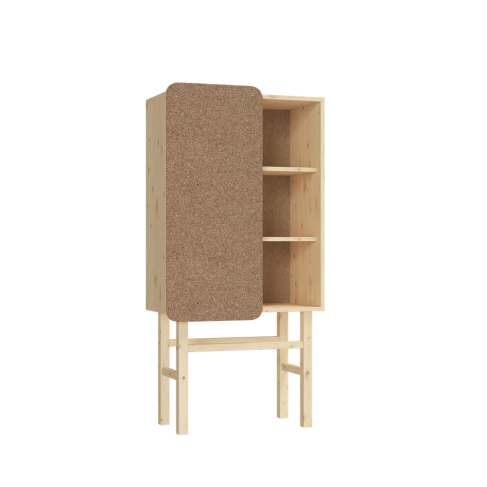 Karup - Slide cabinet with pinboard