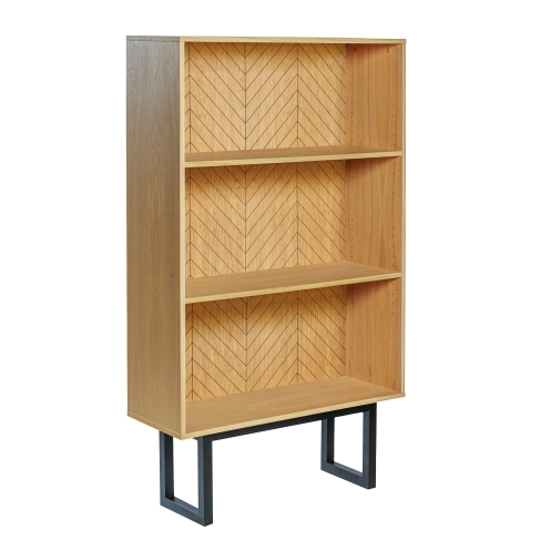 Woodman - Mora Bookcase Herringbone Print